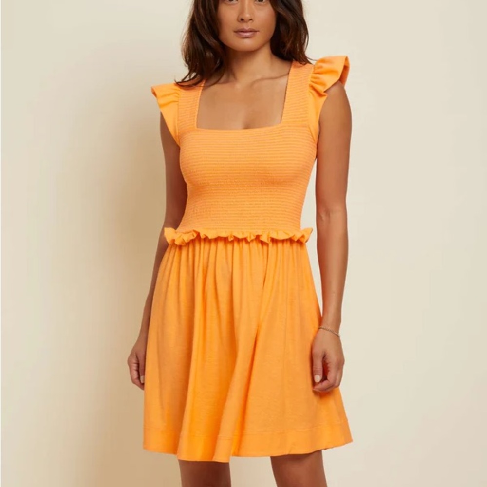 NWT Nation Ginger dress in tang, size M
